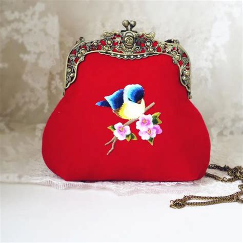 Vintage Bird Purse 